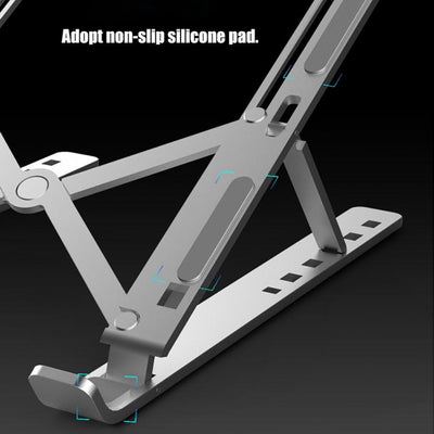 N3 Adjustable Laptop Bracket Holder Stand Computer Notebook Stand with Silicone Non-slip Pad eprolo