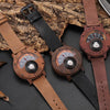Unique Compass Turntable Design Mens Wooden Watch eprolo
