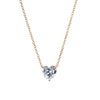 Crystal Heart Necklace Pendant Female Short Gold Chain Necklace Pendant Necklace Crystal Heart Necklace Chocker neck eprolo