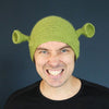 Unisex Balaclava Monster Shrek Hat Wool Winter Knitted Hats Green Party Funny Beanie Skullies Cap for Women Men Pure Handmade eprolo