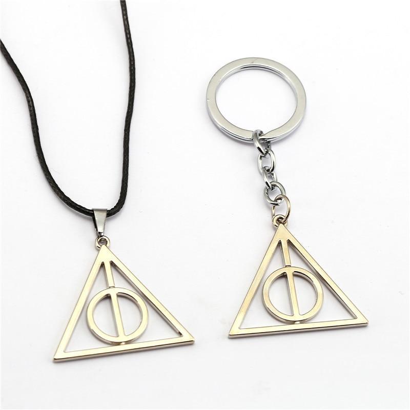 Harry Potter Luna and the Deathly Hallows Keychain Necklace eprolo
