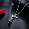 26 English Letter Pendant Necklace Rose Exquisite Pendant Necklace Birthday Gift Necklace eprolo