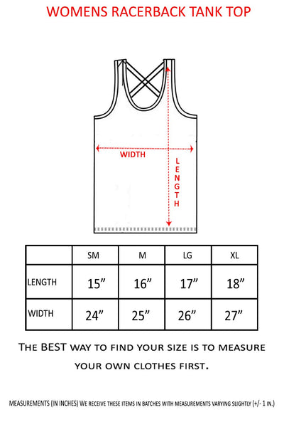 Women's USA Flag Tank Top Juniors Racer Back Made in the USA SHORE TRENDZ