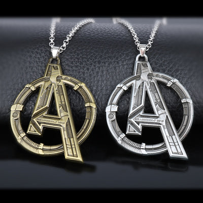 Jewelry Marvel's The Avengers Logo Superhero Marvel Necklace Men Charms Necklace eprolo