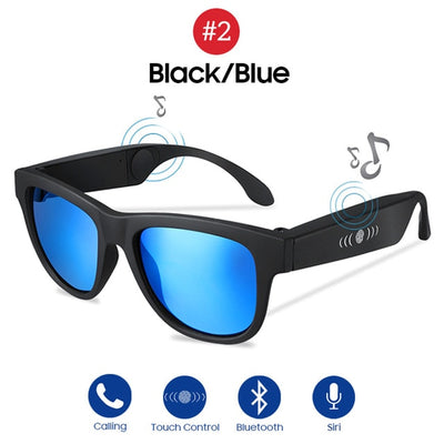 VIVIBEE Bone Conduction Sunglasses Music Zungle 2019 Trending Products Smart Men Bluetooth Women Polarized Audio Sun Glasses eprolo