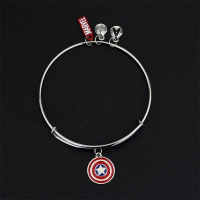 dongsheng Avengers Charm Bracelet Captain America Shield Unisex Bracelet For Movie Fans Gift Jewelry eprolo