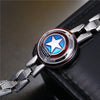 Movie The Avengers Silver Alloy Bracelet Captain America Shield Metal Bangle cosplay jewelry eprolo