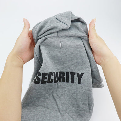 Security Cat Clothes Pet Cat Coats Jacket Hoodies For Cats Outfit Warm Pet Clothing Rabbit Animals Pet Costume eprolo