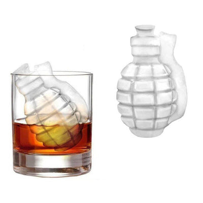 3D Ice Grenade Shape Ice Cube Maker Bar Drinks Whiskey Wine Ice Silicone Kitchen Tool eprolo