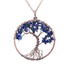 Crystal Natural Stone Tree Necklace eprolo