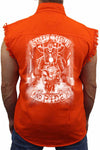 Sleeveless Shirt White Shut Up & Ride Biker SHORE TRENDZ