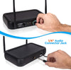 Pyle Channel Microphone System-VHF Fixed Dual Frequency Wireless Set with 2 Handheld Dynamic Transmitter Mics, Receiver Base-for PA, Karaoke, Dj Party (PDWM2135) Visit the Pyle Store