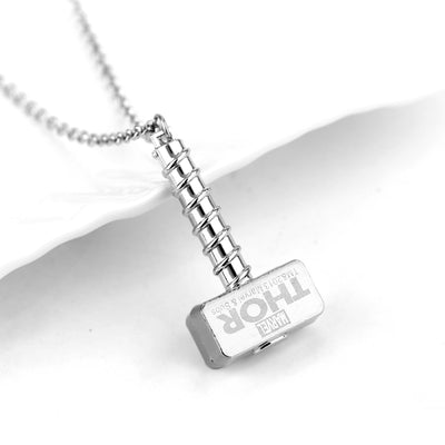 Thor Hammer Necklace Marvel Avengers Dark World Necklace Classic Movies Exquisite Mjolnir Pendant Necklace eprolo