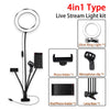 8inch LED Ring Light kit for Makeup Tutorial YouTube Video Live Stream For iPad Microphone Phone Holder Selfie Beauty Ring Light eprolo