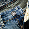 Summer Fashion Brand Design Blue Men Streetwear Ripped Bermuda Jeans Short eprolo
