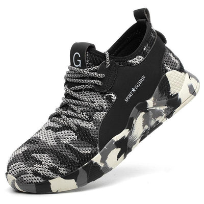 Men Boots Steel Toe Work Safety Boot Anti smashing Puncture Safety Shoes For Casual Sneaker Men Shoes Army Boots Work Shoes eprolo
