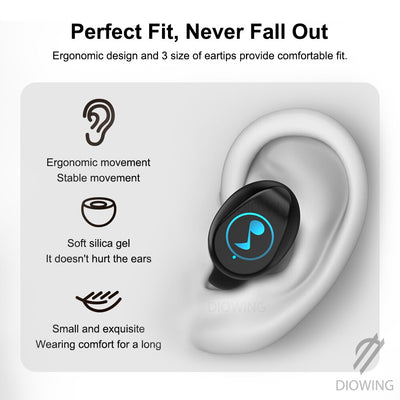 B281 Bluetooth Earphone Touch Earphones Wireless Headphones Bloototh Earphone eprolo