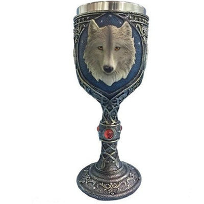 3d Skull Goblet Wolf Dragon Mug Stainless Steel Beer Mugs Cup Game Of Thrones Original Design Halloween Unicorn Wine Cup 200ml eprolo