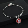 dongsheng Avengers Charm Bracelet Captain America Shield Unisex Bracelet For Movie Fans Gift Jewelry eprolo