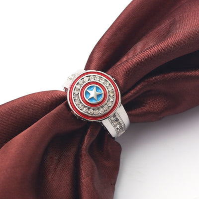 Marvel Cinematic Superhero Marvel's The Avengers Captain America Series Shield Ring eprolo