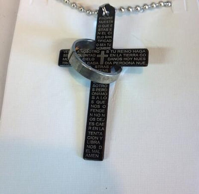 Christian Bible Prayer Cross Pendant Necklace eprolo