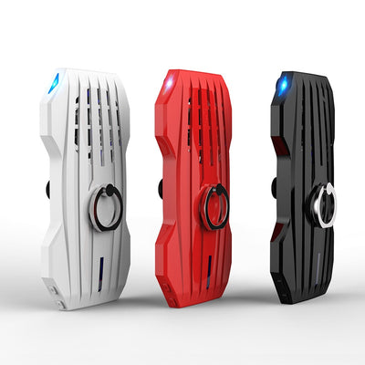 G1 Mobile Phone Cooling Pad Mute Gaming Cooler Radiator Fans With Ring Holder Stand Portable Rechargeable Power eprolo