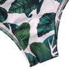 Palm Leaf Print Strappy Bikini Hypersku