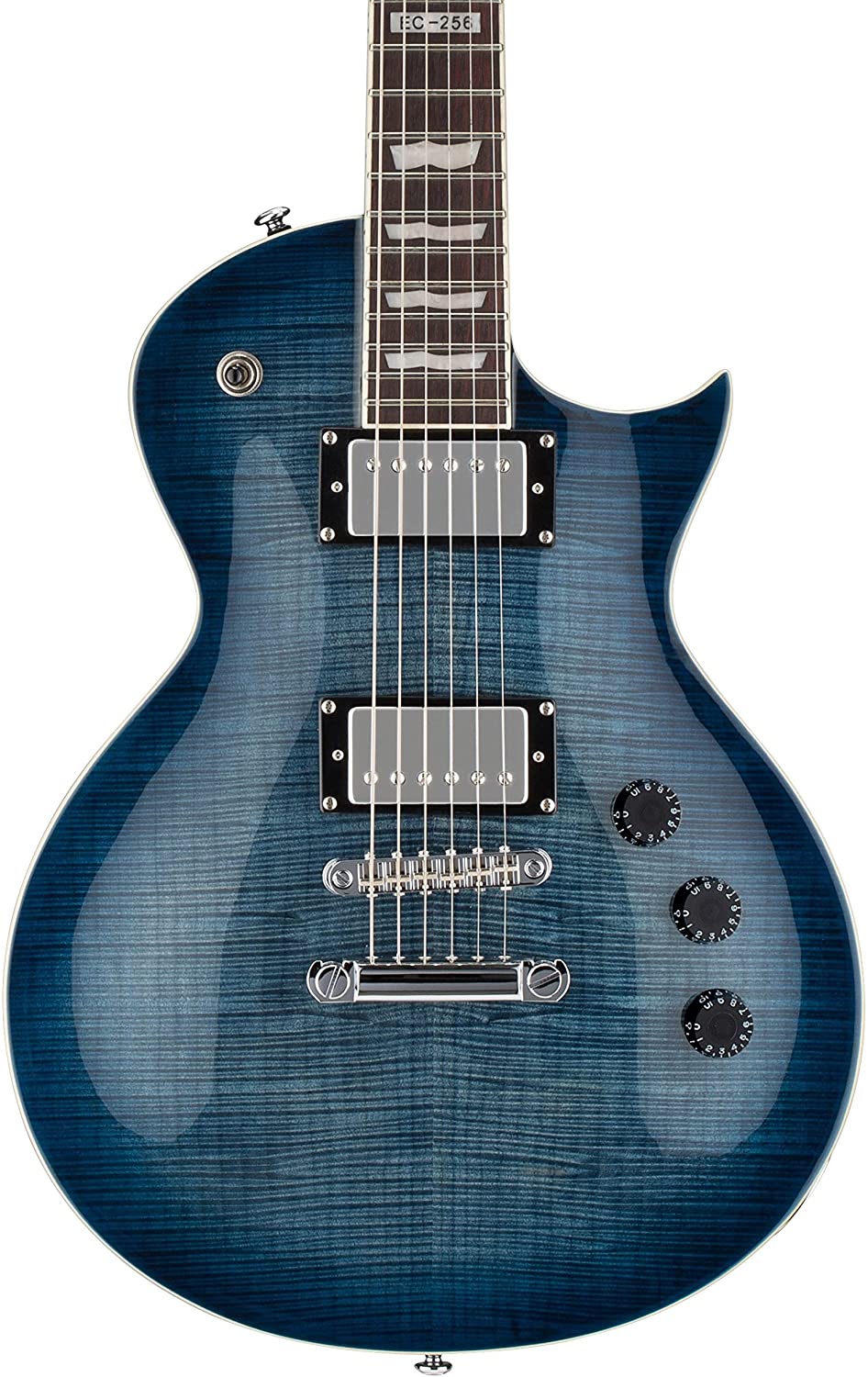 ESP LTD EC-256FM Electric Guitar, Cobalt Blue