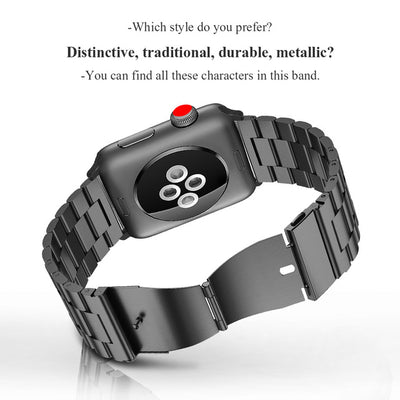 Stainless Steel Strap for Apple Watch Band 38mm 42mm Metal Links Bracelet Smart Watch Strap for Apple Watch Series 1 2 3 4 eprolo