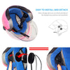 MH01 Motor Wireless Bluetooth Headset Motorcycle Helmet Earphone Headphone Dual Stereo Speaker Handsfree Music For MP3 MP4 phone eprolo