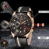 LIGE Watch Men Sport Quartz Clock Leather Mens Watches Top Brand Luxury Gold Waterproof Business Watch eprolo