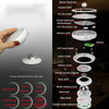 Motion Sensor light 360 Degree Rotating Rechargeable LED Night Light Security Wall lamp eprolo
