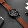 CURREN watch men Leather Quartz Wrist Watches eprolo
