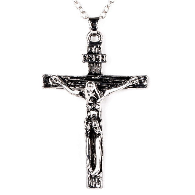 Cross Jesus Necklace Pendants Fine Gold Chain eprolo