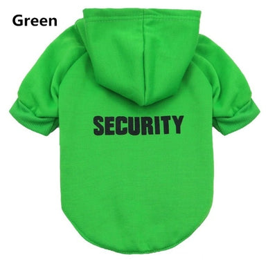 Security Cat Clothes Pet Cat Coats Jacket Hoodies For Cats Outfit Warm Pet Clothing Rabbit Animals Pet Costume eprolo