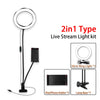 8inch LED Ring Light kit for Makeup Tutorial YouTube Video Live Stream For iPad Microphone Phone Holder Selfie Beauty Ring Light eprolo