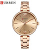 CURREN Women Watch Quartz Female clock Casual Fashion Stainless Steel Strap Watch eprolo