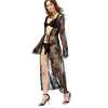 Sheer Lace Long Kimono Cover-Ups Hypersku