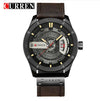CURREN watch men Leather Quartz Wrist Watches eprolo