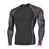 Fitness MMA Boxing Shirt Men Rashguard mma Bjj Jiu jitsu Long Sleeve T Shirt Muay thai Men Skull Print 3D Boxing Jerseys Tops eprolo