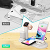 4 in 1 Wireless Charging Dock Station For Apple Watch iPhone X XS XR MAX 11 Pro 8 Airpods 10W Qi Fast Charger Stand Holder eprolo