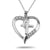 Silver Plated Jewelry Necklace Women Cross Heart Love Crystal Pendant Necklace Choker Necklaces Top Qualit eprolo