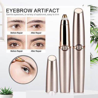 Painless Electric Eyebrow Epilator Pen Lip Face Hair Razor Hair Remover Eyebrow Trimmer Shaver Makeup Cosmetic Tools eprolo
