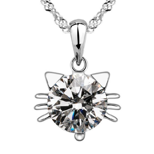 Diamond Cat Necklace eprolo
