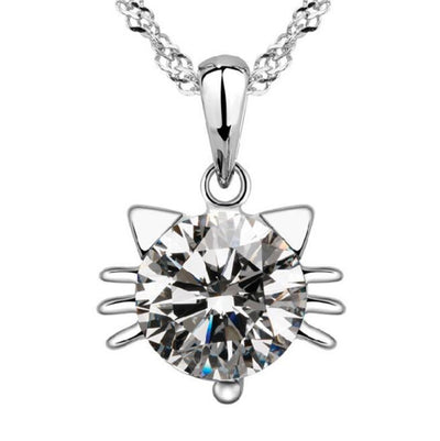 Diamond Cat Necklace eprolo