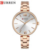 CURREN Women Watch Quartz Female clock Casual Fashion Stainless Steel Strap Watch eprolo