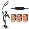 8inch LED Ring Light kit for Makeup Tutorial YouTube Video Live Stream For iPad Microphone Phone Holder Selfie Beauty Ring Light eprolo