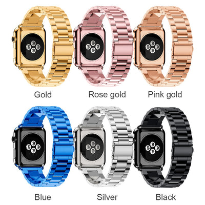 Stainless Steel Strap for Apple Watch Band 38mm 42mm Metal Links Bracelet Smart Watch Strap for Apple Watch Series 1 2 3 4 eprolo