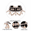 Crystal Rhinestone Choker Necklace Velvet Statement Necklace eprolo