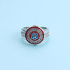 Marvel Cinematic Superhero Marvel's The Avengers Captain America Series Shield Ring eprolo